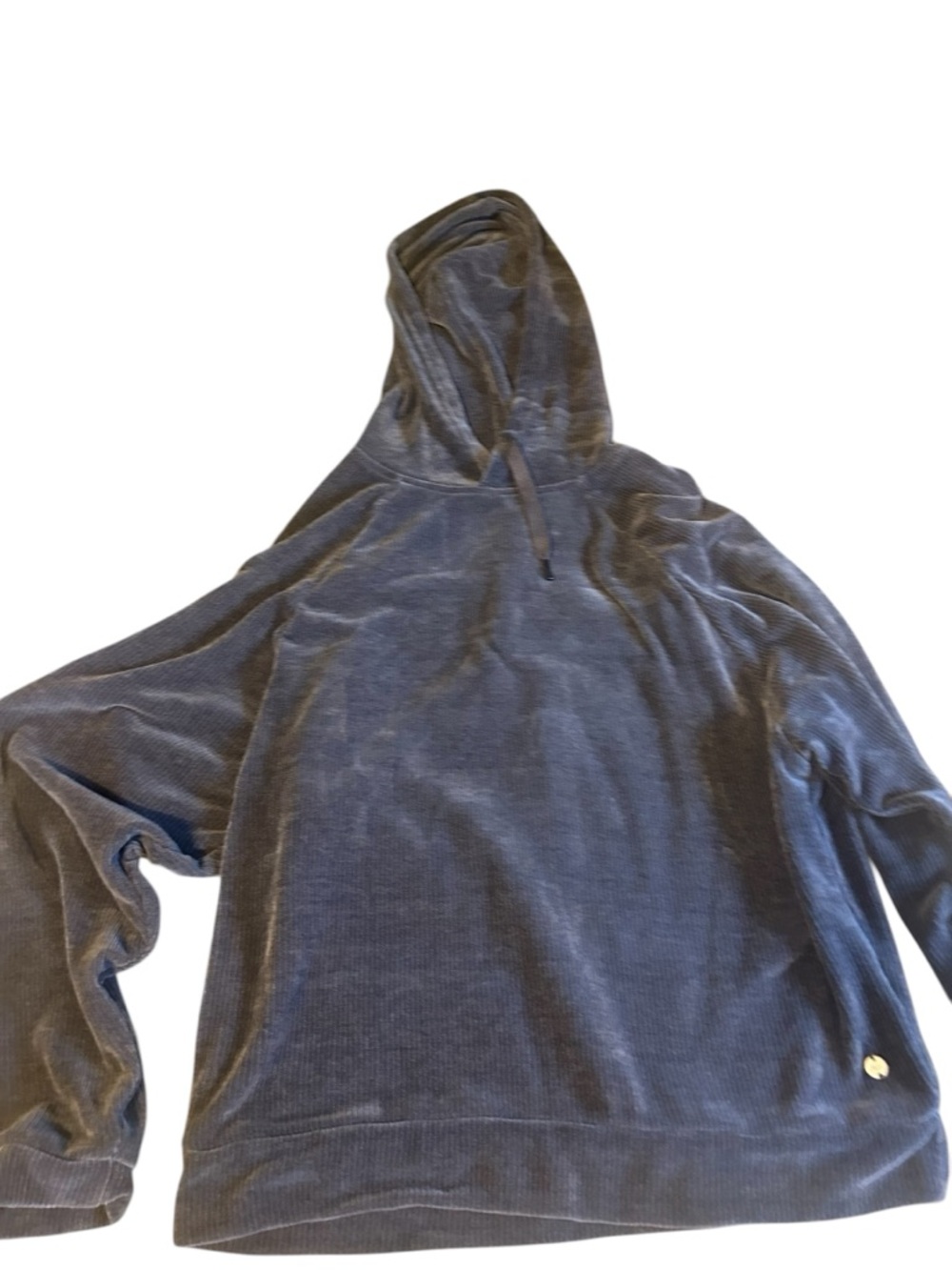 Andrew Marc Size Large Gray Hooded Pullover Sweatshirt